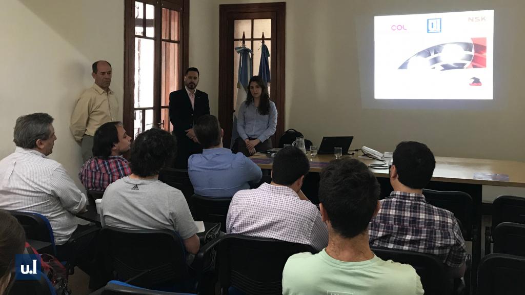 Representantes técnicos de la empresa NSK Argentina fueron los encargados de la capacitación